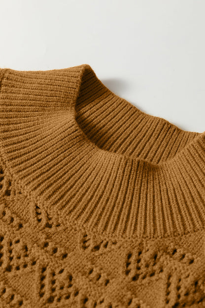 Threaded Pear Aria Edge Balloon Sleeve Sweater