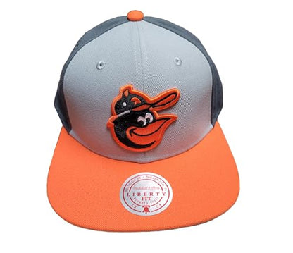 Mitchell & Ness Men's MLB Triple Play Liberty Snapback Coop Orioles Snapback Caps