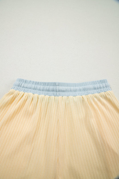 Threaded Pear Sunny Trim Casual Short Set