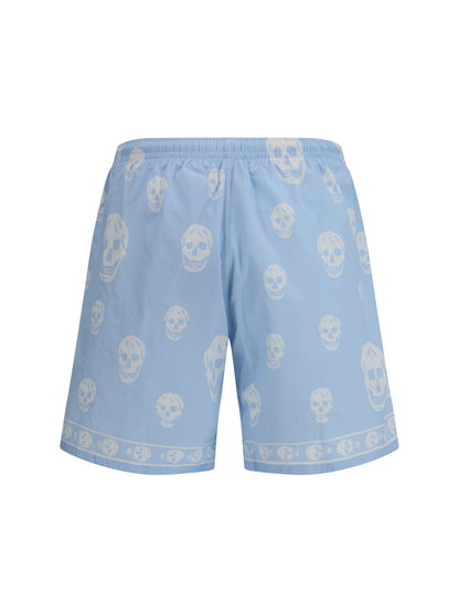 Swim Shorts Ice Blue/White