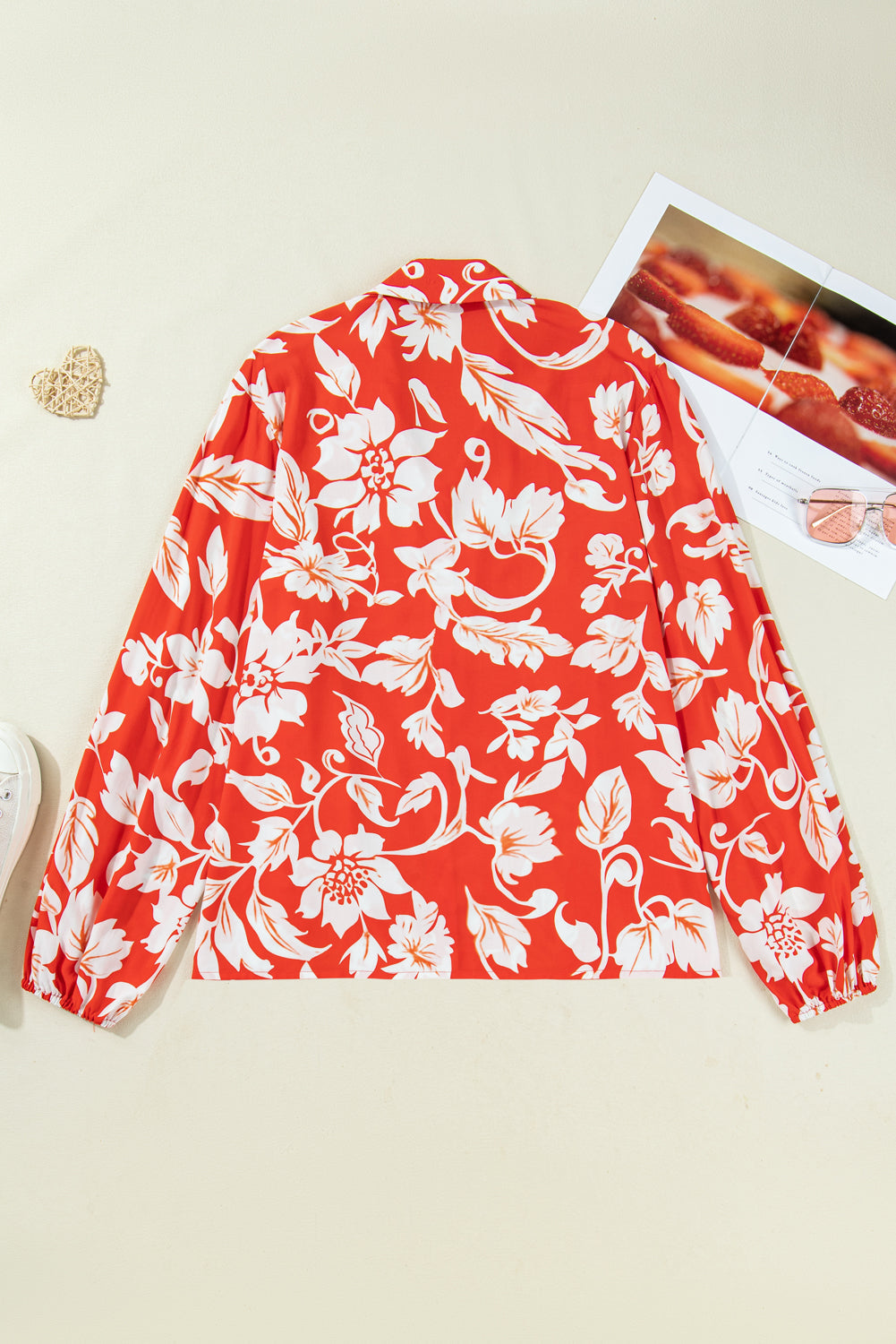 Threaded Pear Shelby Print Loose Up PLUS Shirt