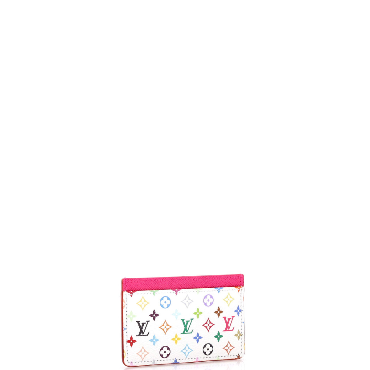 x Takashi Murakami Card Holder Monogram Multicolor with Leather