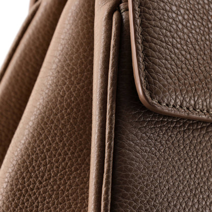 16 Top Handle Bag Grained Calfskin Medium