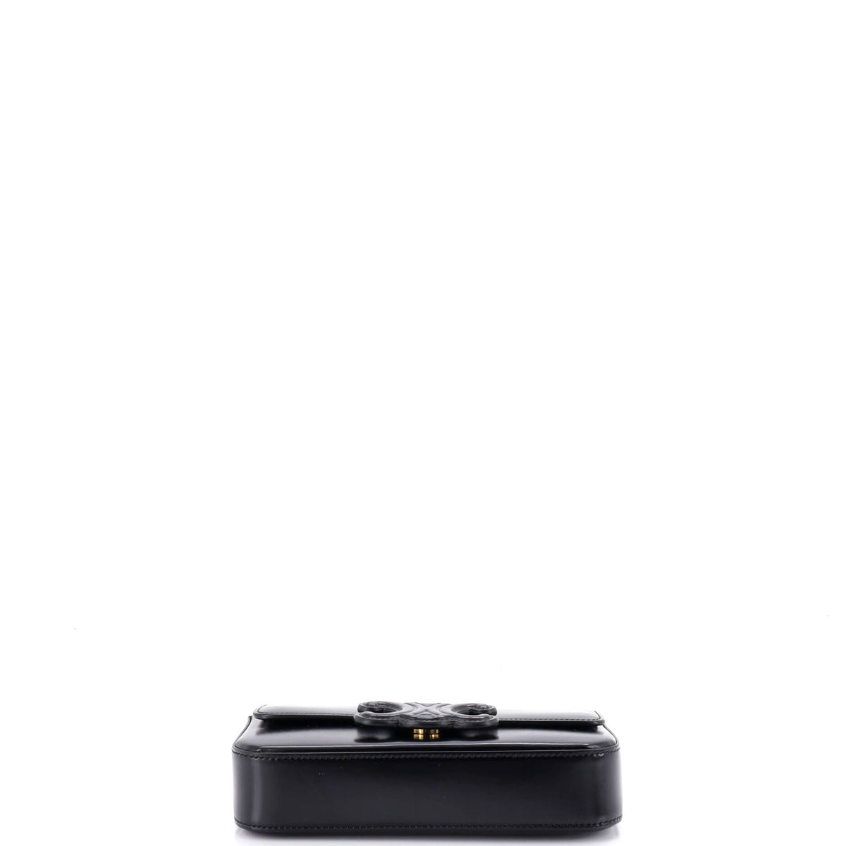 Triomphe Chain Shoulder Bag Leather Small
