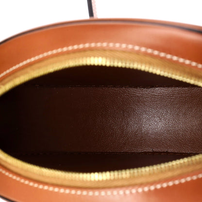 Triomphe Oval Crossbody Bag Canvas and Leather
