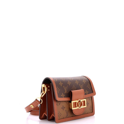 Dauphine Shoulder Bag Reverse Monogram Canvas Mini