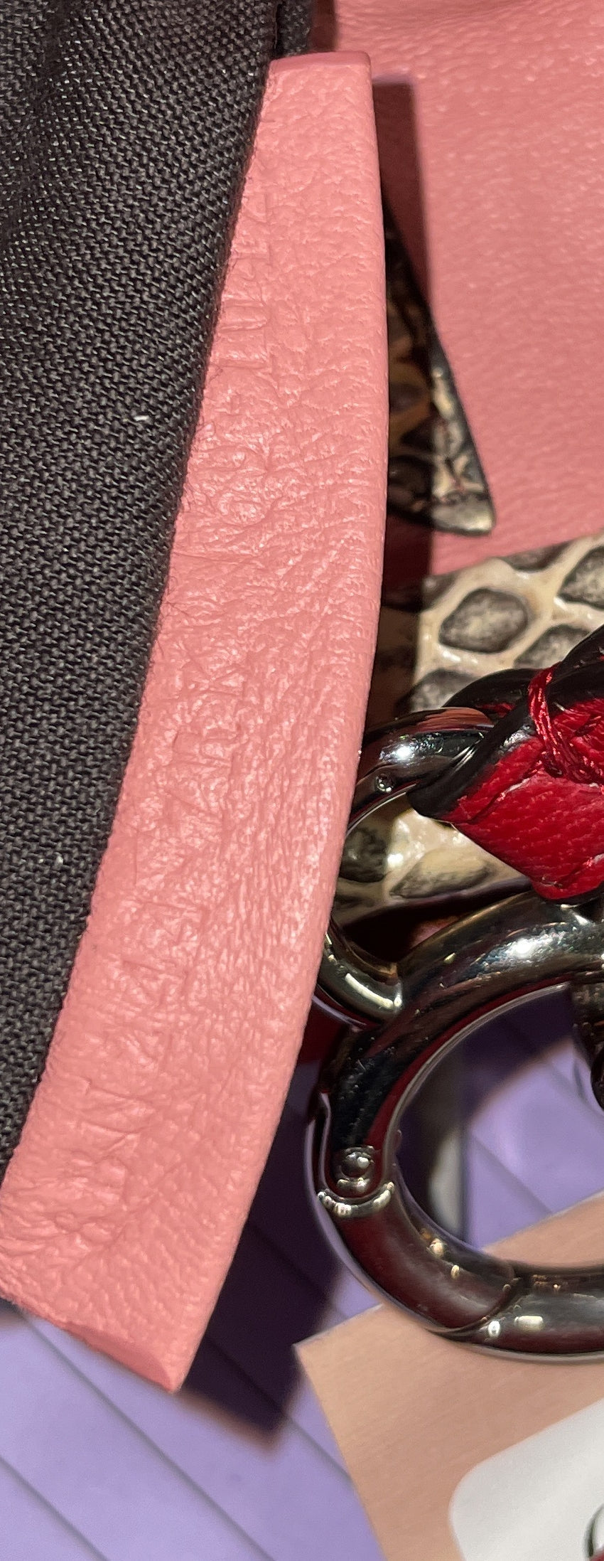 Peekaboo Bag Leather Mini