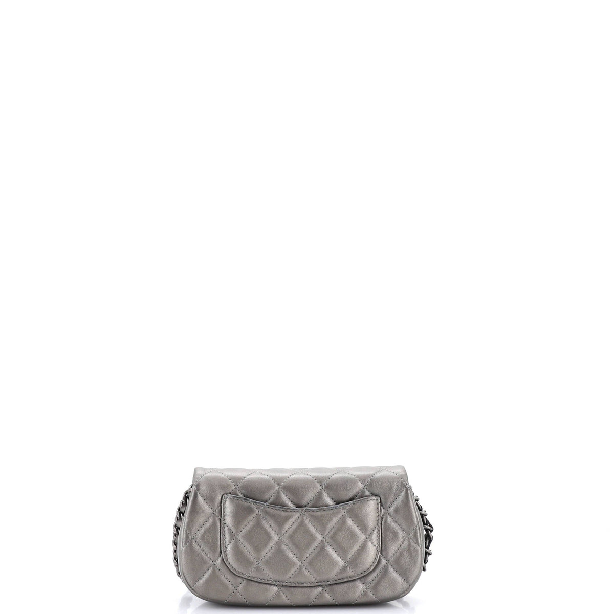 Coco Mail Clutch with Chain Quilted Calfskin