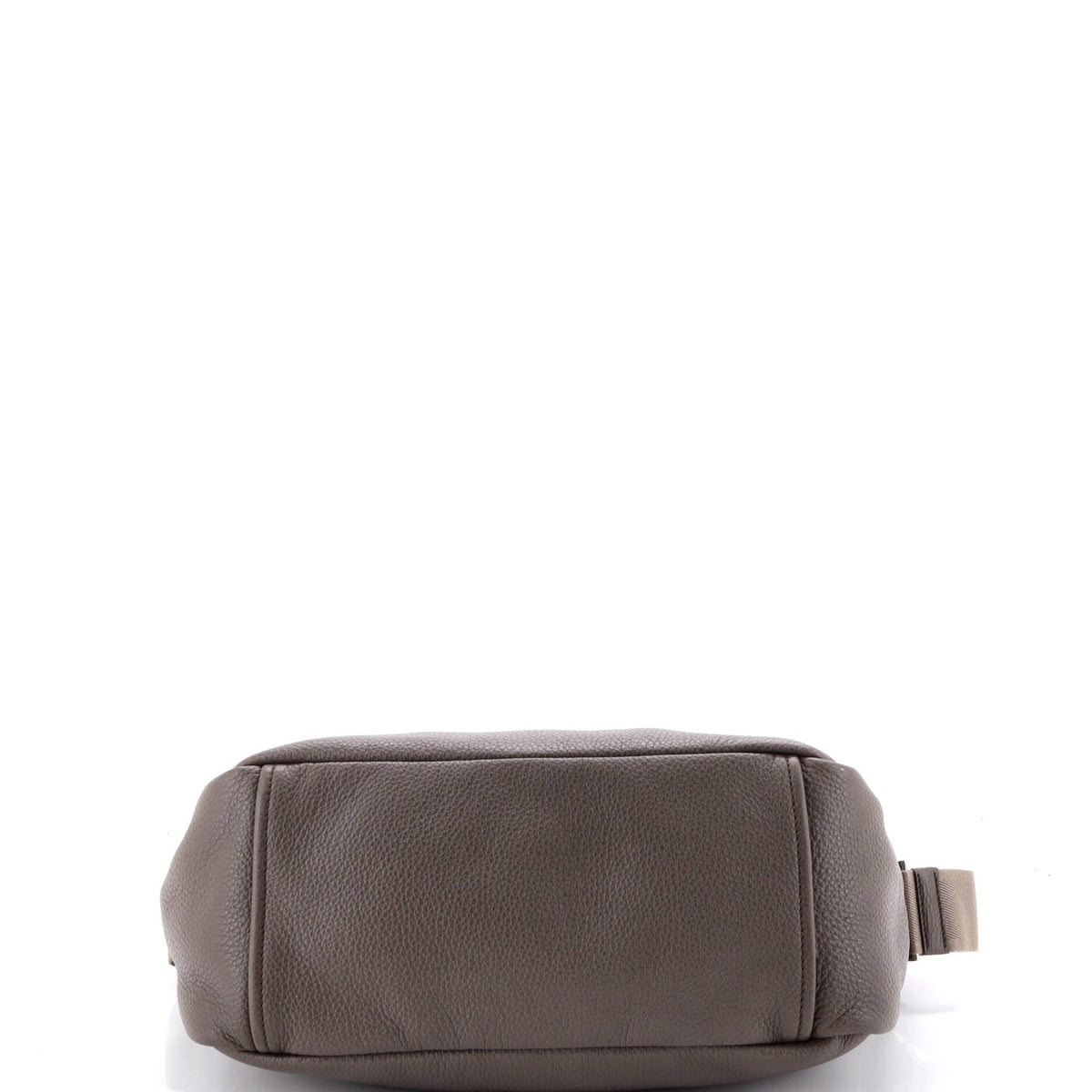 Zip Shoulder Bag Vitello Daino Large