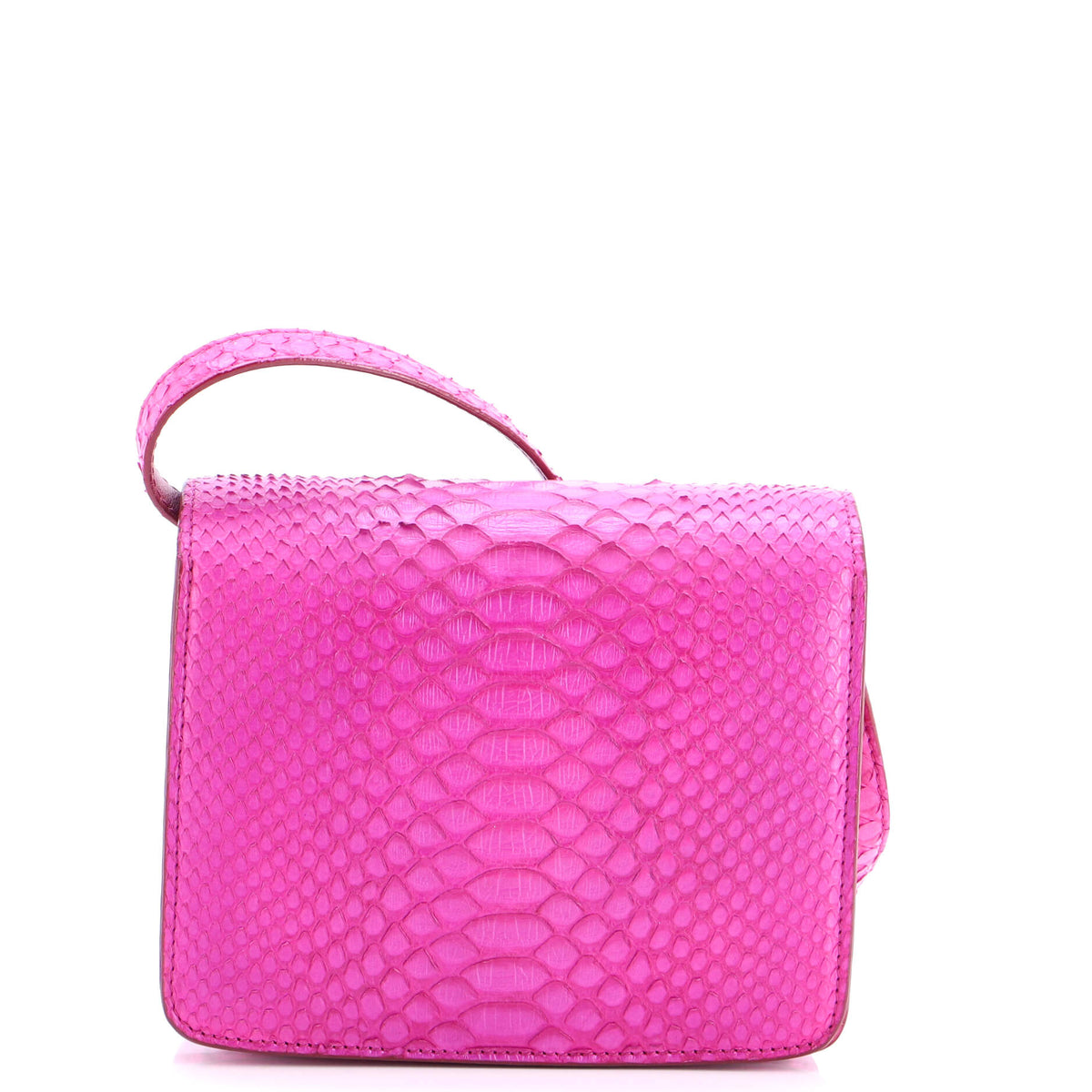 Classic Box Bag Python Small