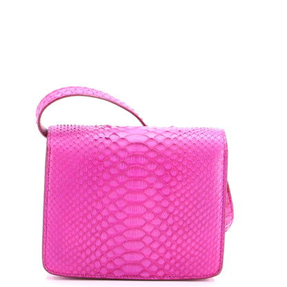 Classic Box Bag Python Small