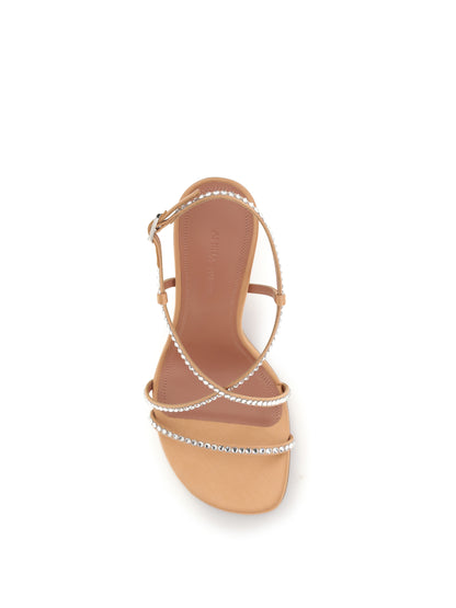 Sandals Sally Latte Satin