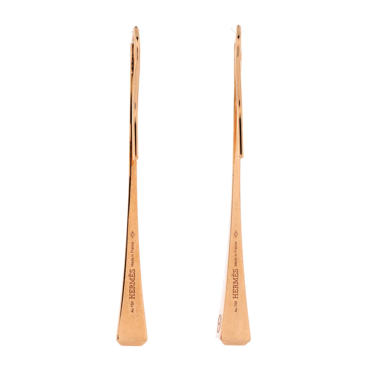 Clou de Forge Drop Earrings 18K Rose Gold