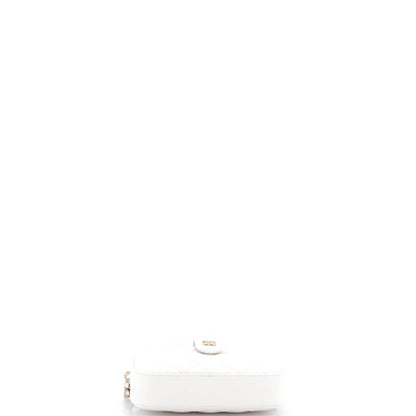 Slip Pocket Camera Case Bag Quilted Caviar Mini