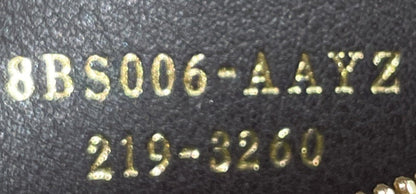 Logo Wallet on Chain Embossed Leather