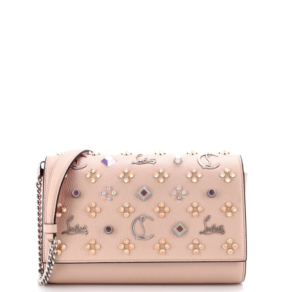 Paloma Clutch Embellished Leather Small