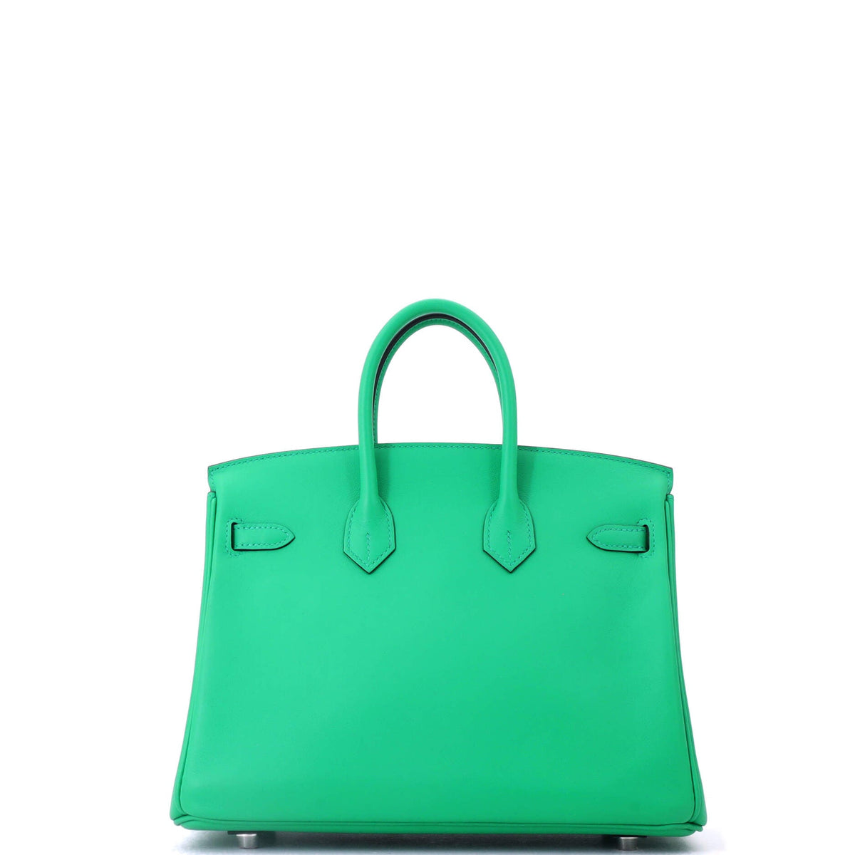 Birkin Handbag Menthe Swift with Palladium Hardware 25