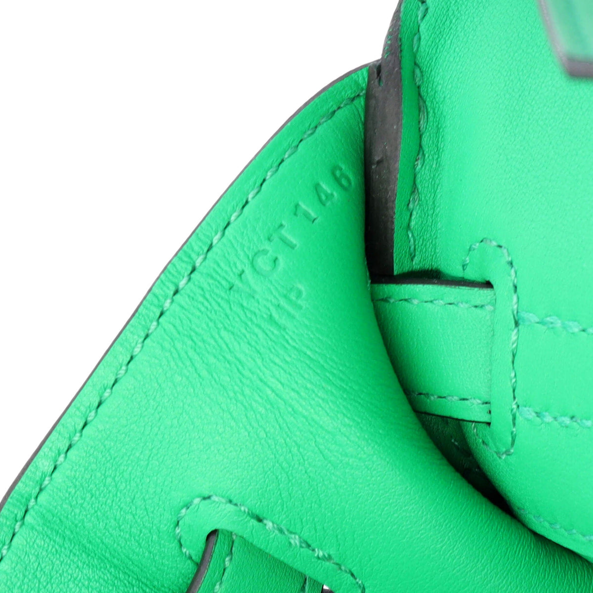 Birkin Handbag Menthe Swift with Palladium Hardware 25