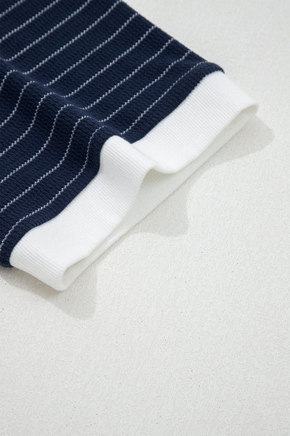 Threaded Pear Melany Trim Ribbed T PLUS Shirt
