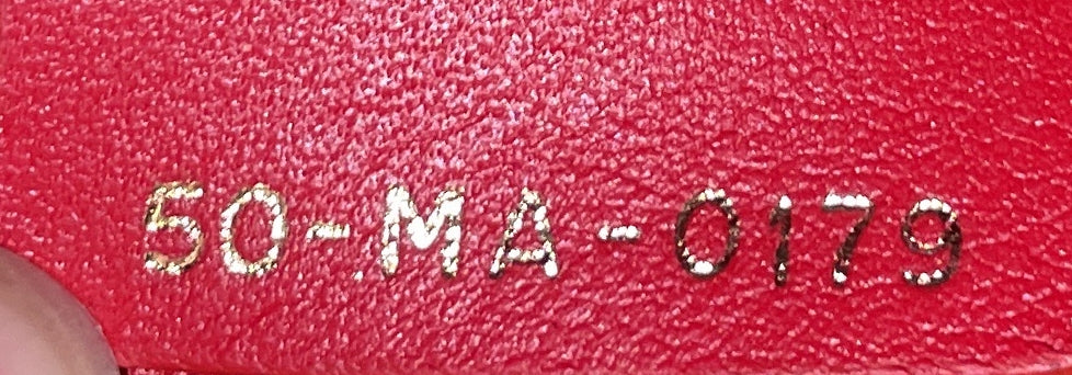 Book Tote Oblique Embossed Calfskin Large