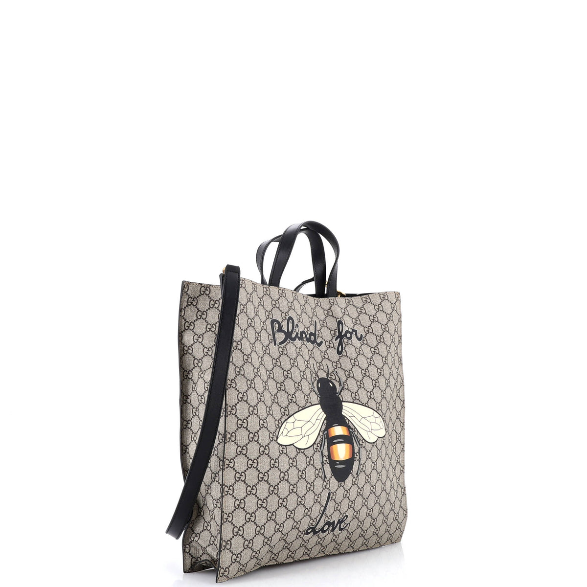Convertible Soft Open Tote Printed GG Coated Canvas Tall