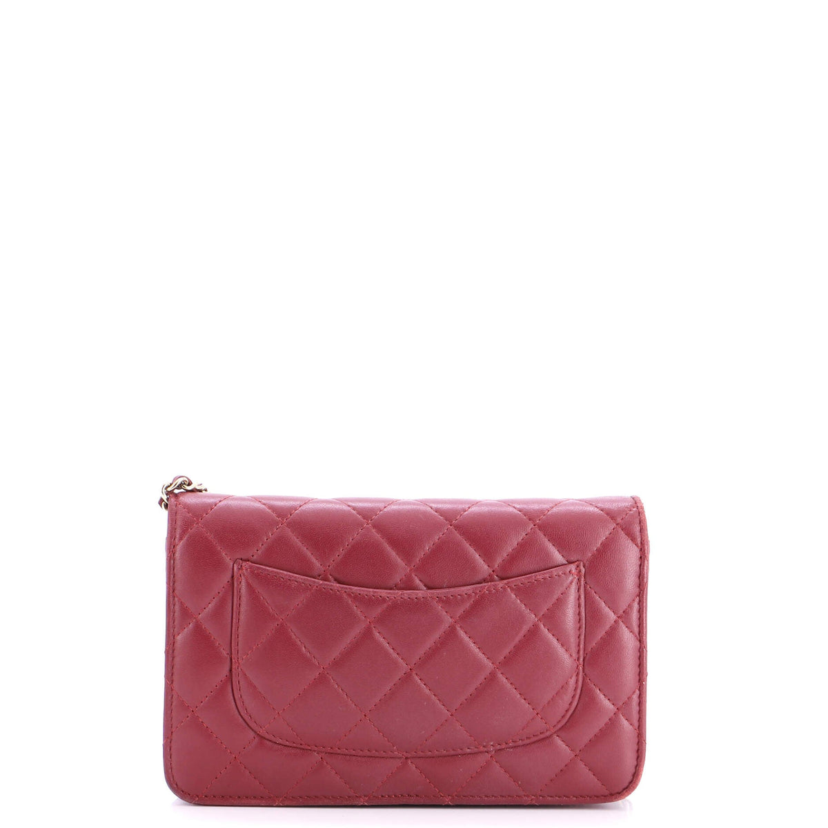 Wallet on Chain Quilted Lambskin