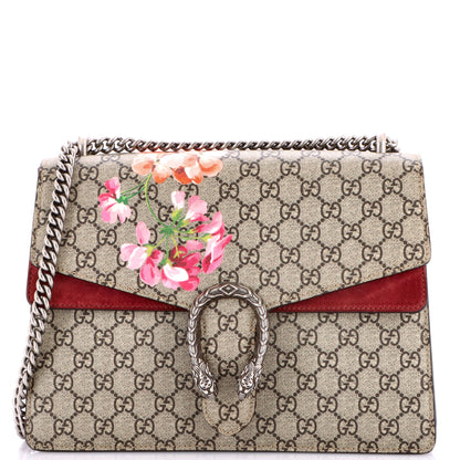 Dionysus Bag Blooms Print GG Coated Canvas Medium