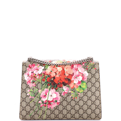 Dionysus Bag Blooms Print GG Coated Canvas Medium