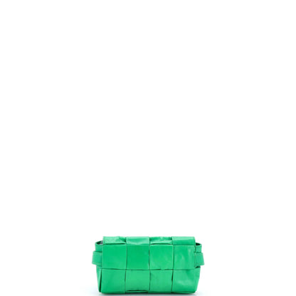 Cassette Belt Bag Maxi Intrecciato Leather
