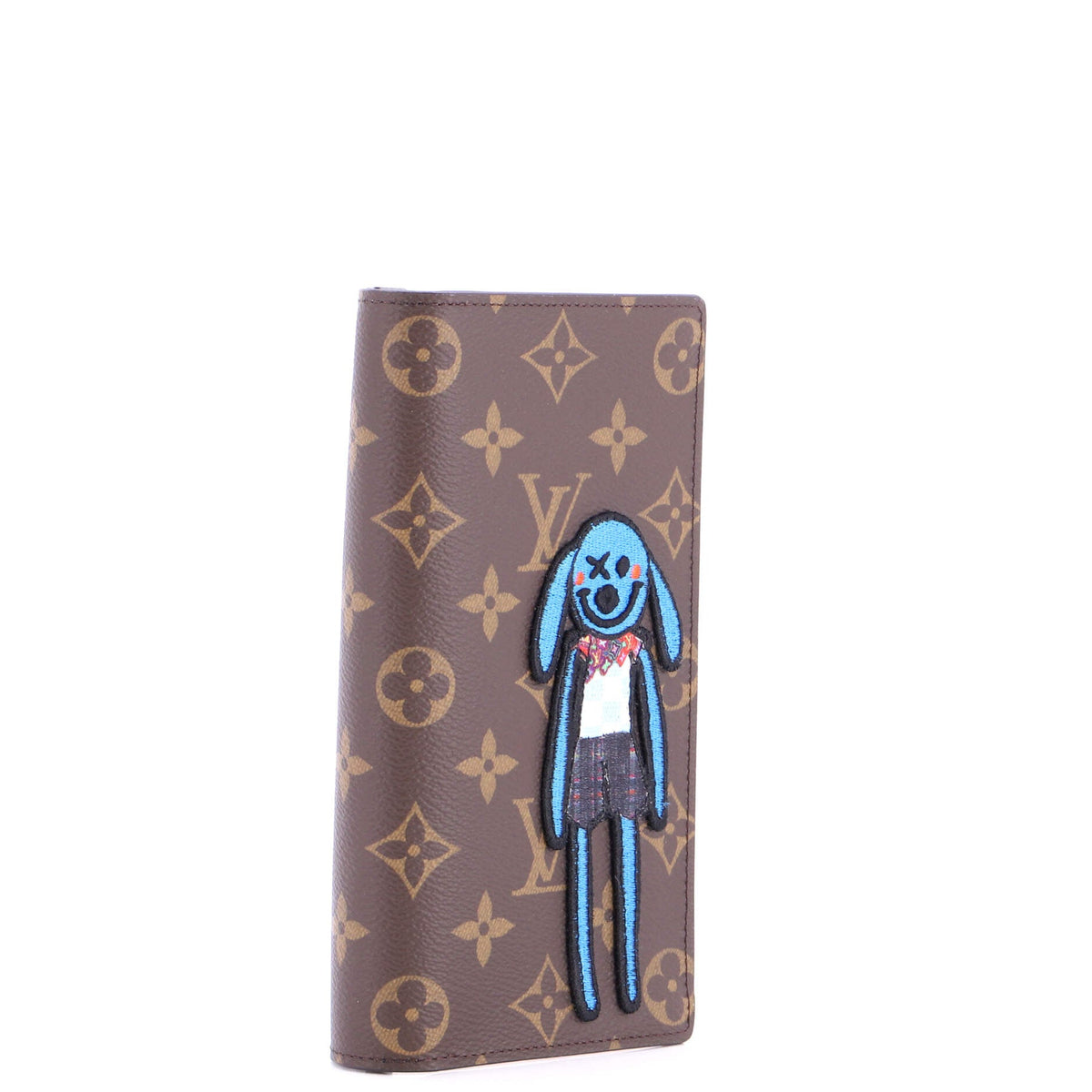 Brazza Wallet Monogram Canvas with LV Friends Patch