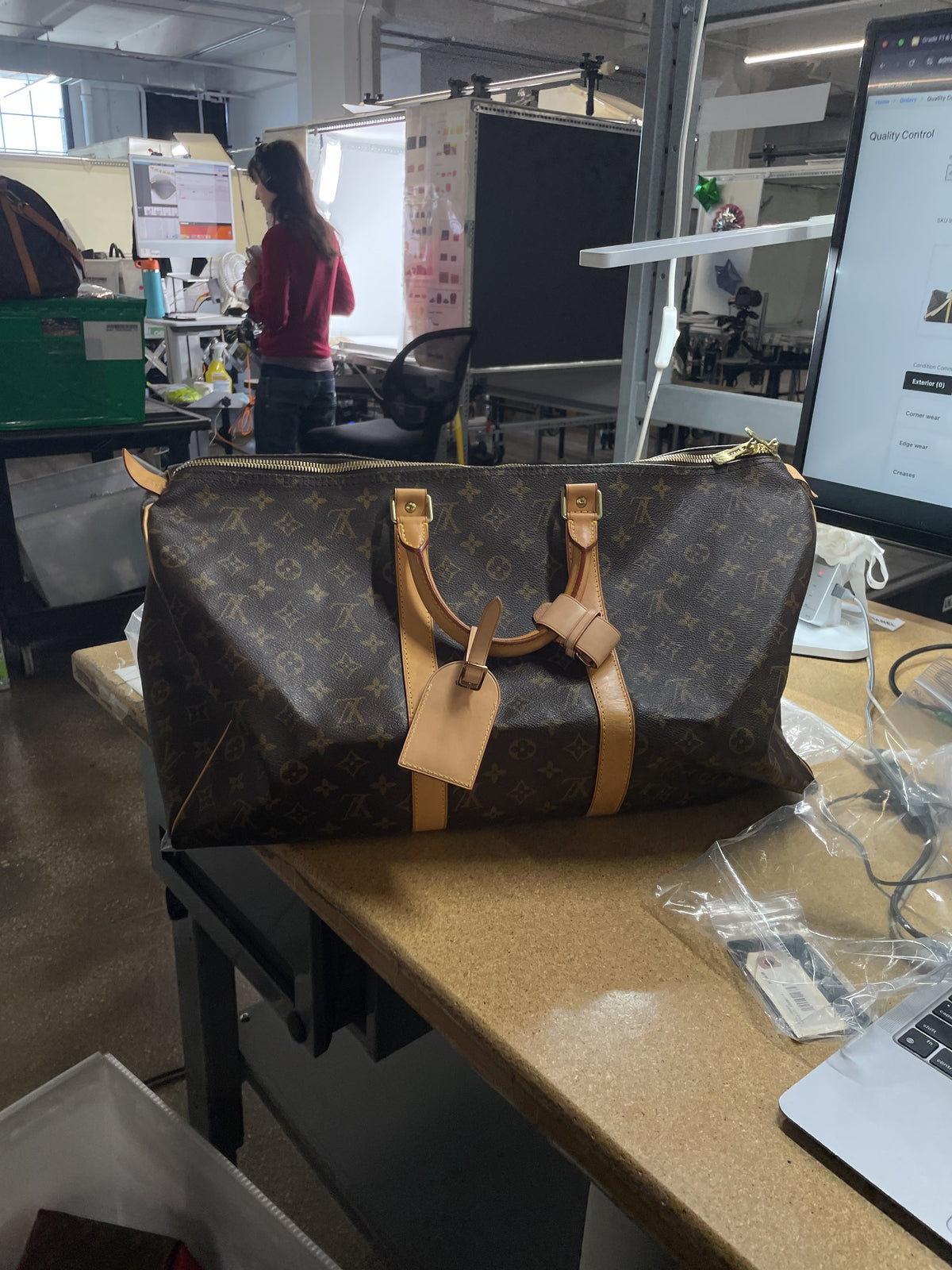 Keepall Bandouliere Bag Monogram Canvas 50