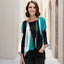Black and Turquoise