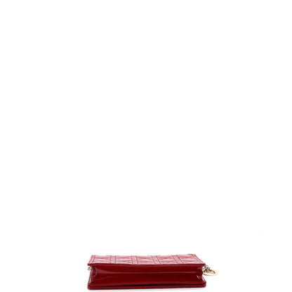 Lady Dior Chain Pouch Cannage Quilt Patent