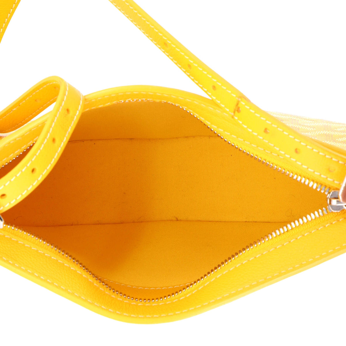 Hirondelle Shoulder Bag Coated Canvas and Leather