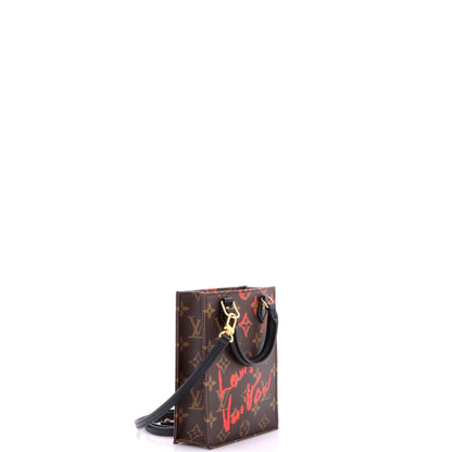 Petit Sac Plat Bag Limited Edition Fall in Love Monogram Canvas