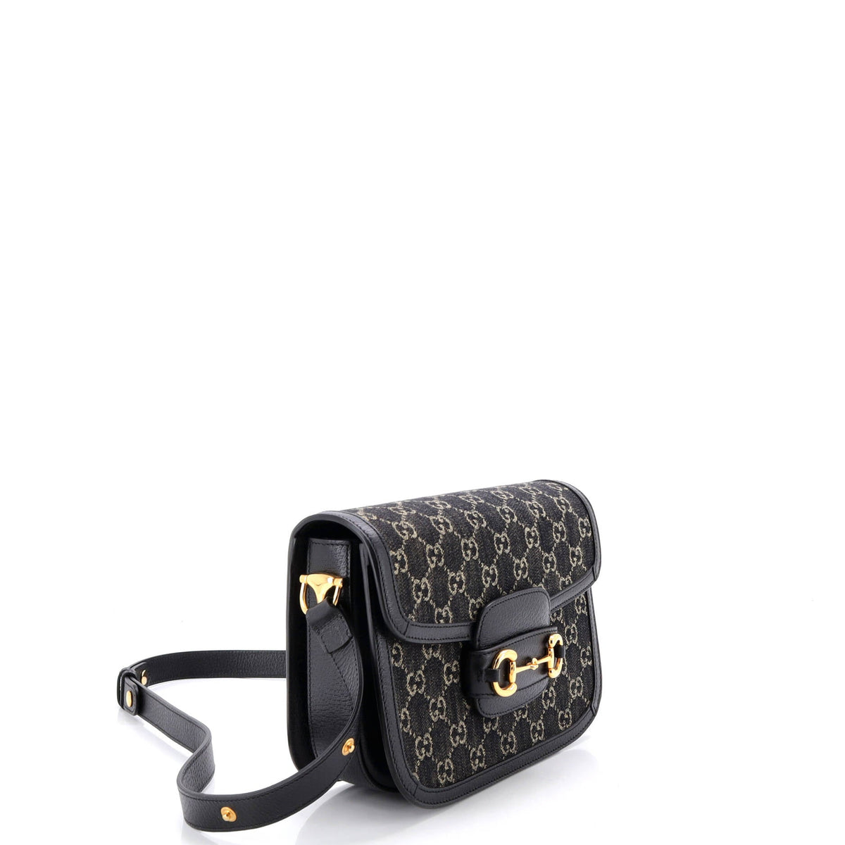 Horsebit 1955 Shoulder Bag GG Denim Small