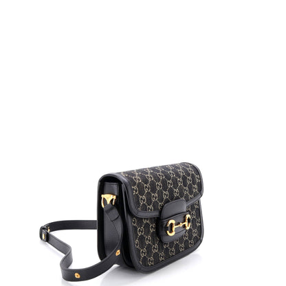 Horsebit 1955 Shoulder Bag GG Denim Small