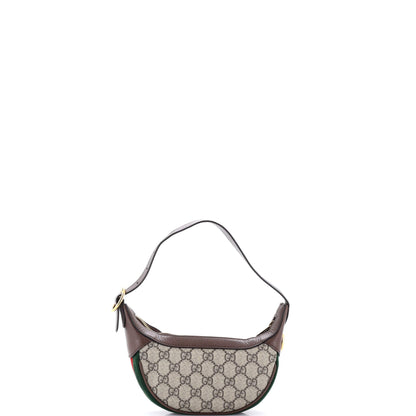 Ophidia Half Moon Bag GG Coated Canvas Mini