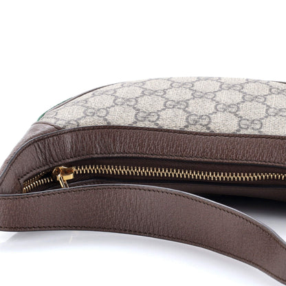 Ophidia Half Moon Bag GG Coated Canvas Mini
