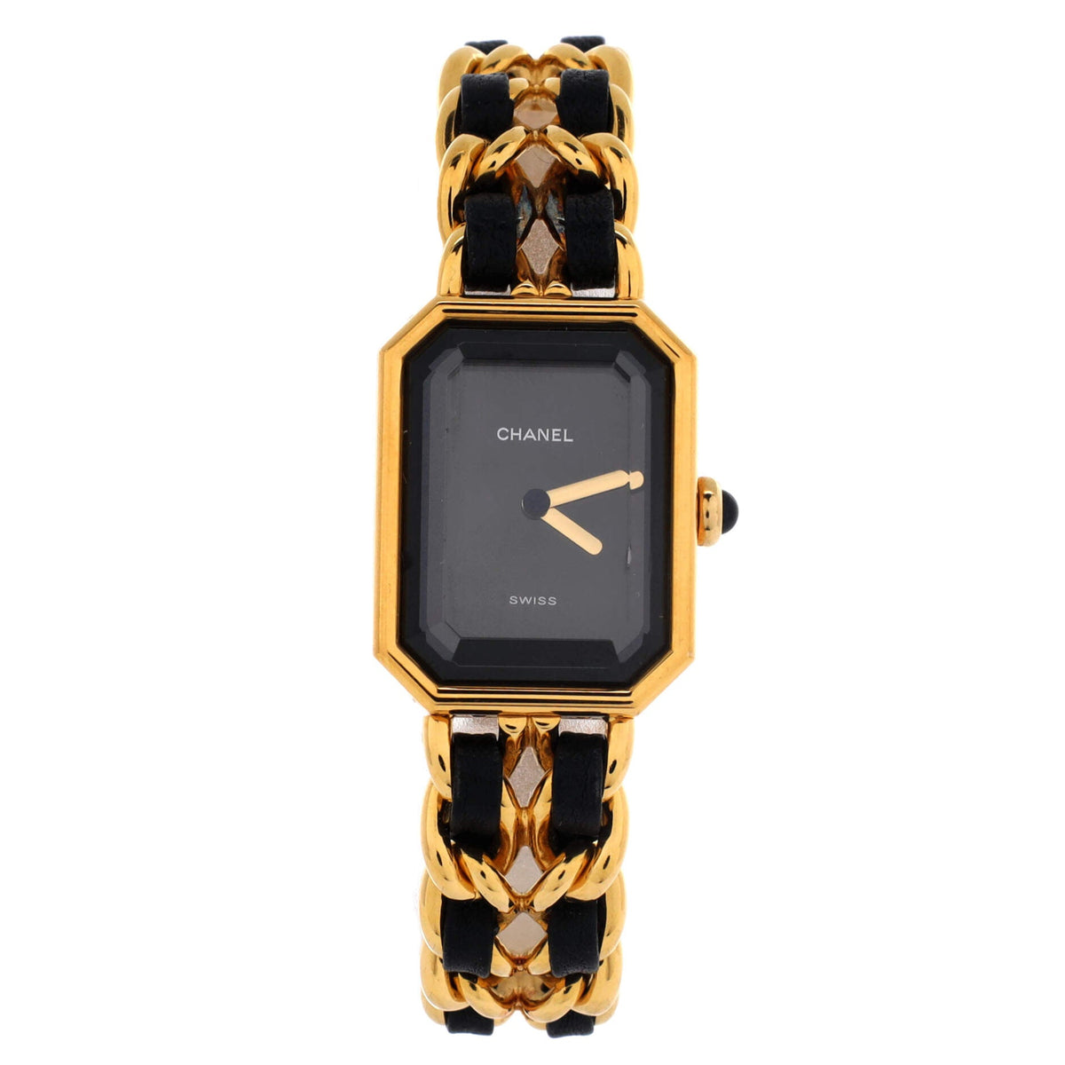 Premiere Rock Quartz Watch Plated Metal and Leather 20