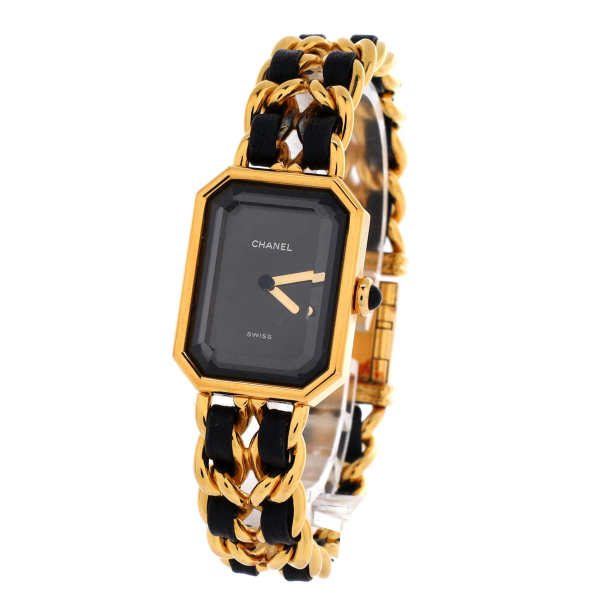 Premiere Rock Quartz Watch Plated Metal and Leather 20