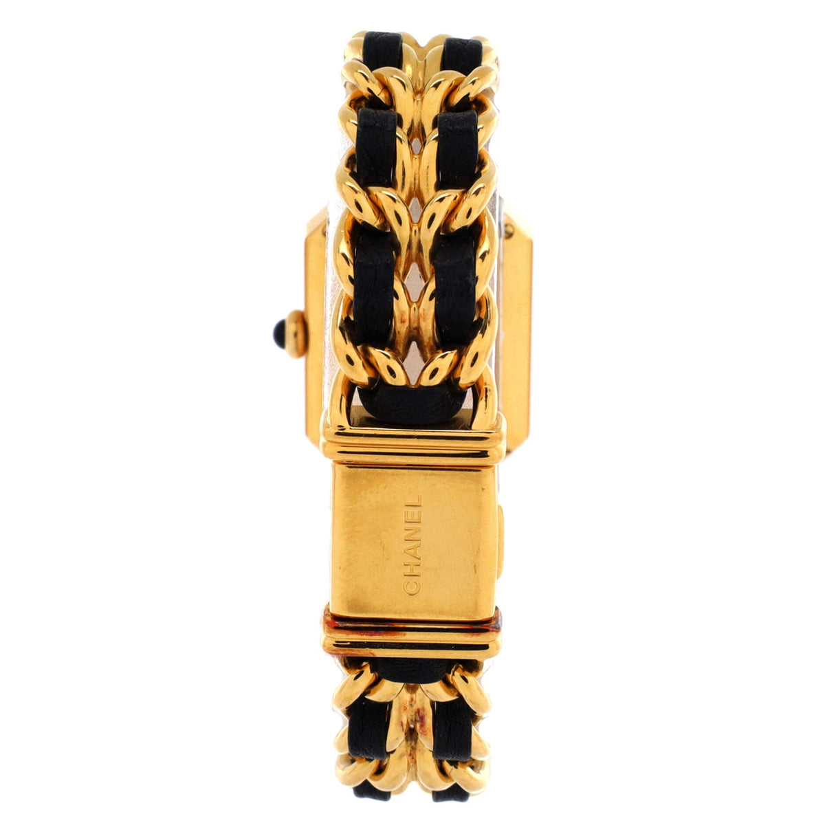 Premiere Rock Quartz Watch Plated Metal and Leather 20