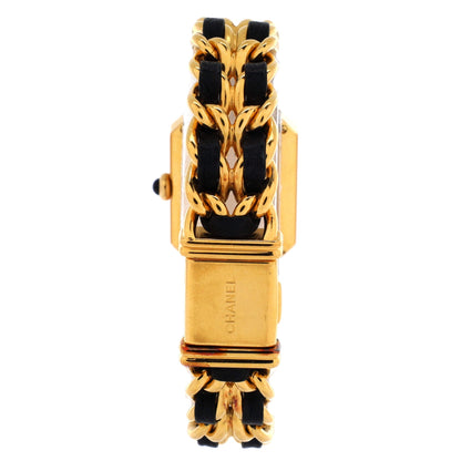 Premiere Rock Quartz Watch Plated Metal and Leather 20