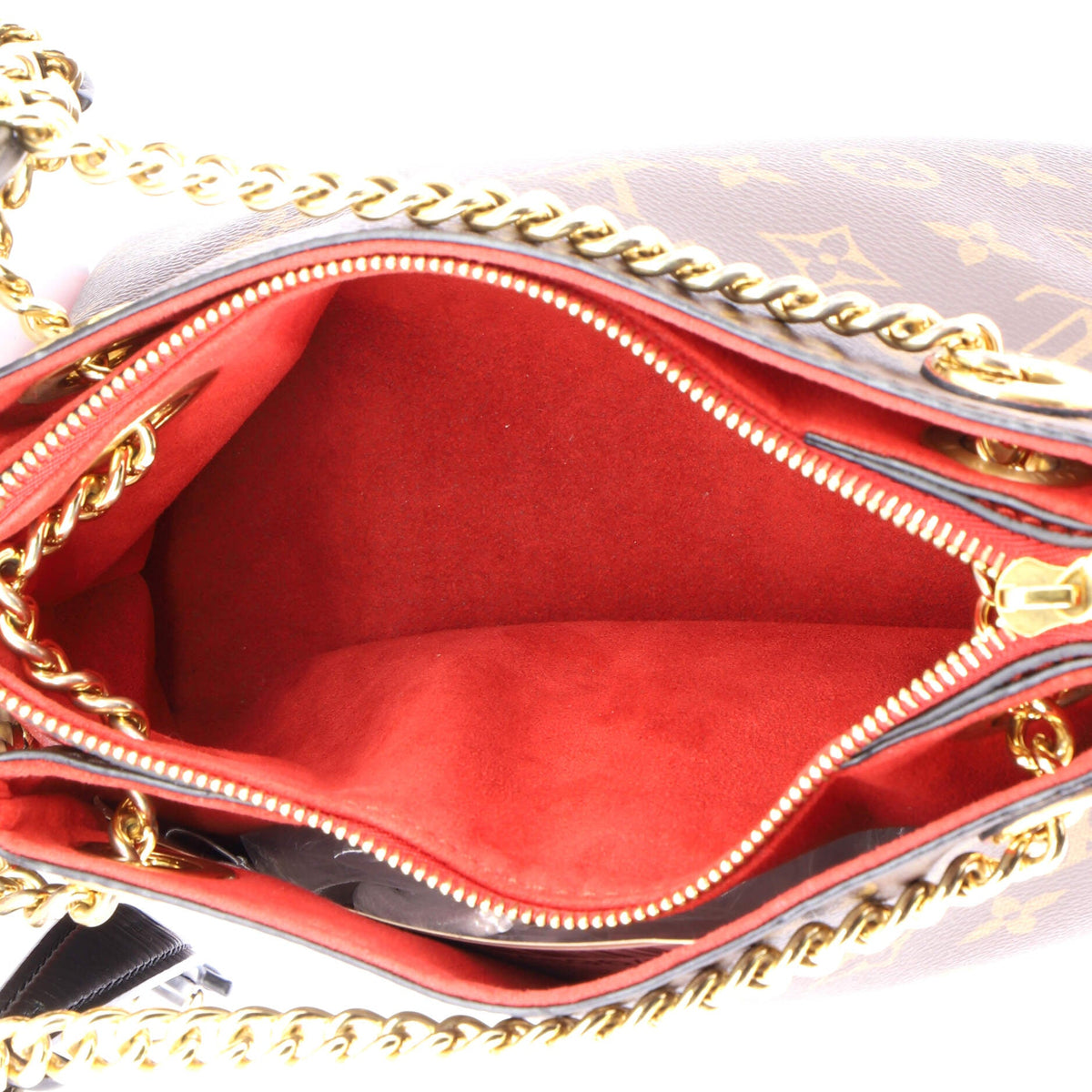 Surene Handbag Monogram Canvas with Leather BB