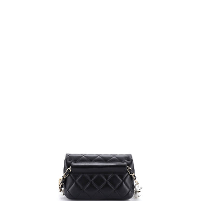 My Precious Pearls Waist Bag Quilted Lambskin Mini