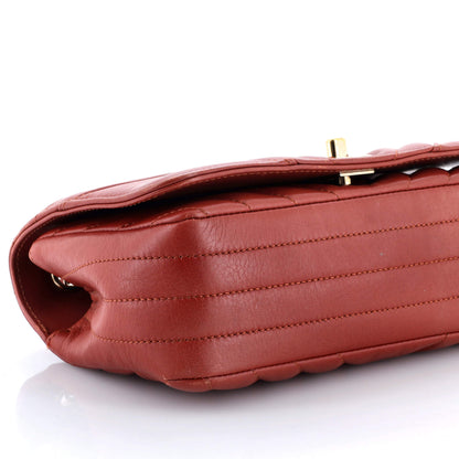 Statement Flap Bag Chevron Calfskin Mini