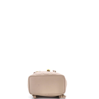 Coussin Backpack Monogram Embossed Lambskin PM