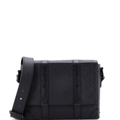 Trunk Messenger Bag Monogram Taurillon Leather PM