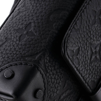 Trunk Messenger Bag Monogram Taurillon Leather PM