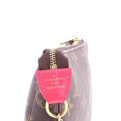 Pochette Accessoires Limited Edition Vivienne Xmas Monogram Canvas Mini